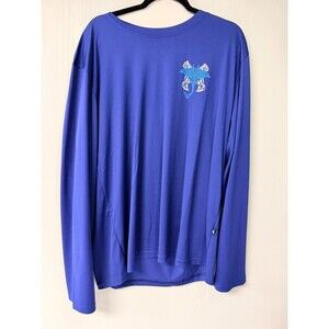 Blue Ocean St Thomas Stingray Shirt 3XL Blue Long Sleeve Performance